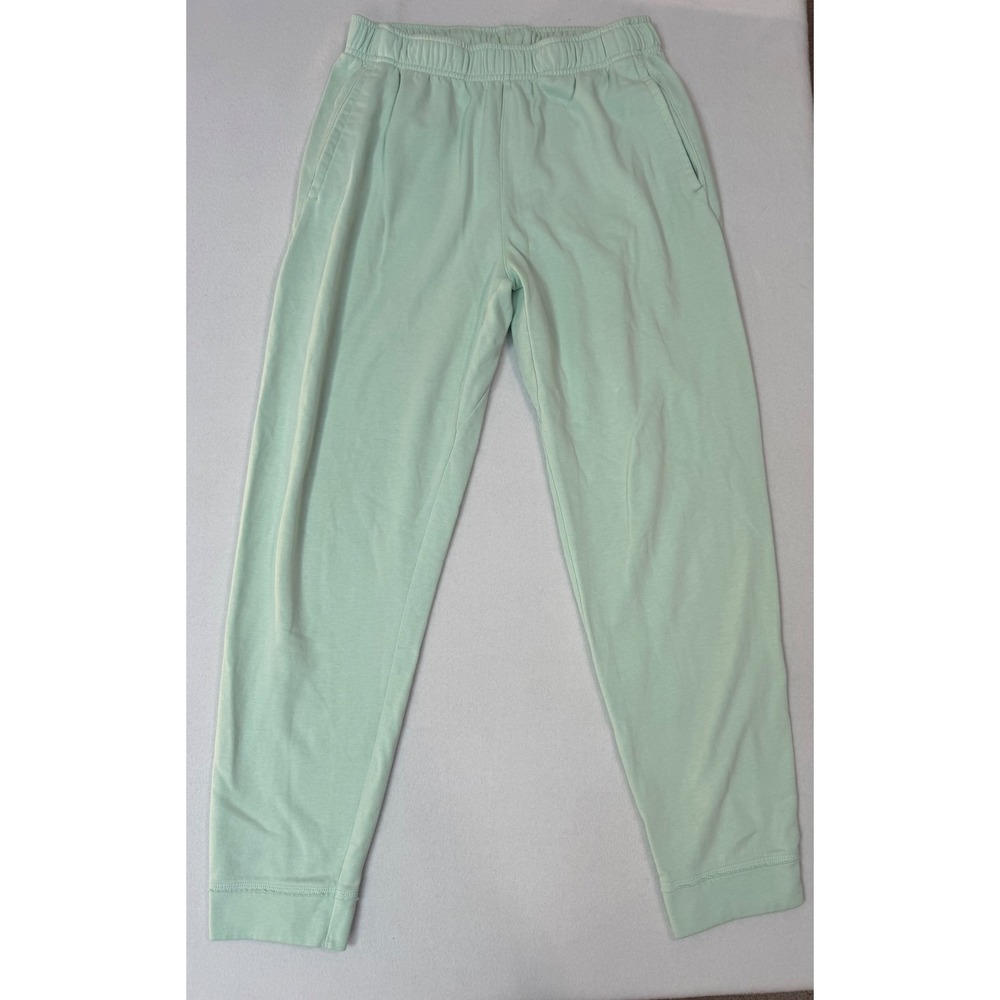 Nike Yoga Therma-FIT Fleece Joggers Mint Green Womens Medium DM7037-379